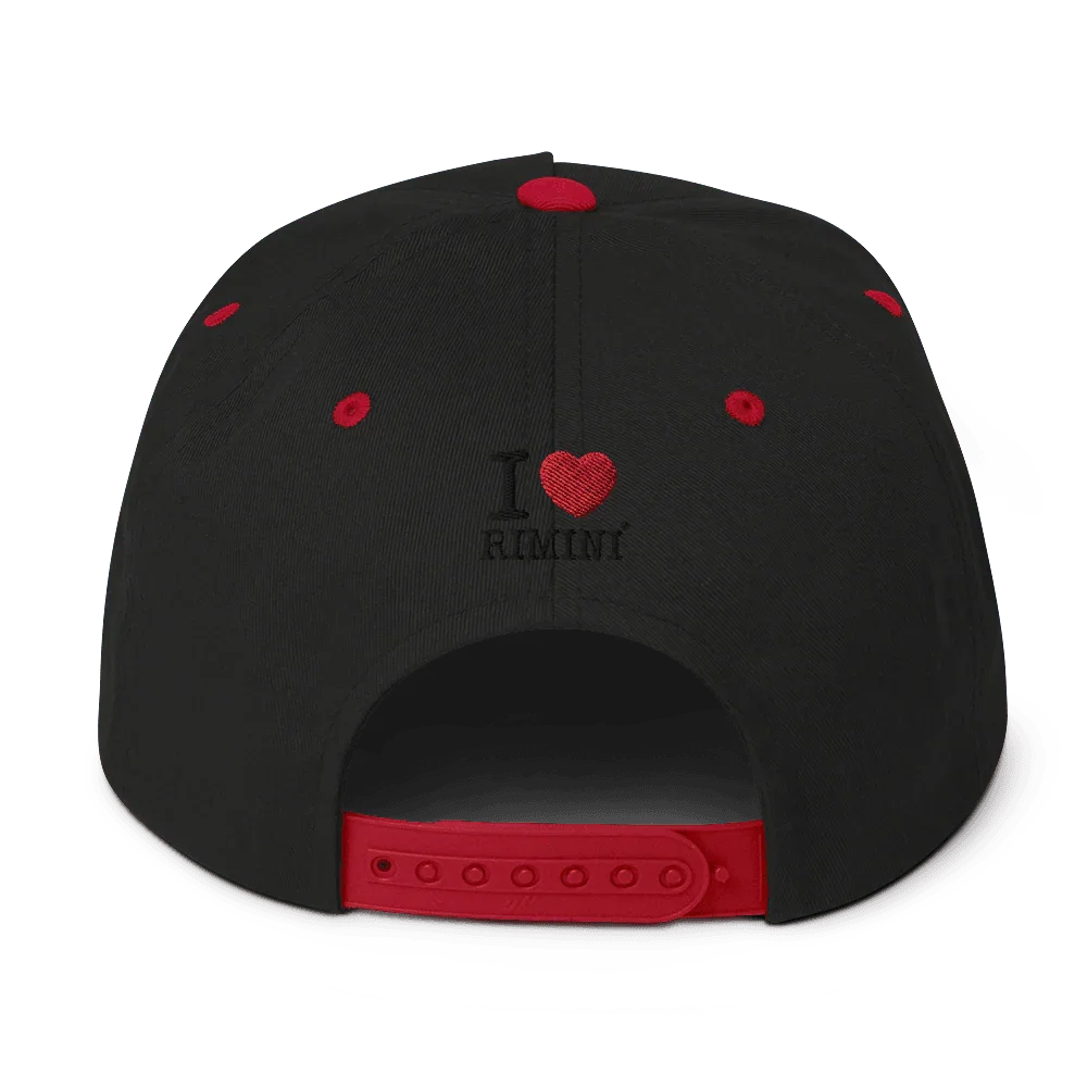 I LOVE RIMINI CAPPELLINO FOOTBALL Flat Bill Cap - STREET STYLE