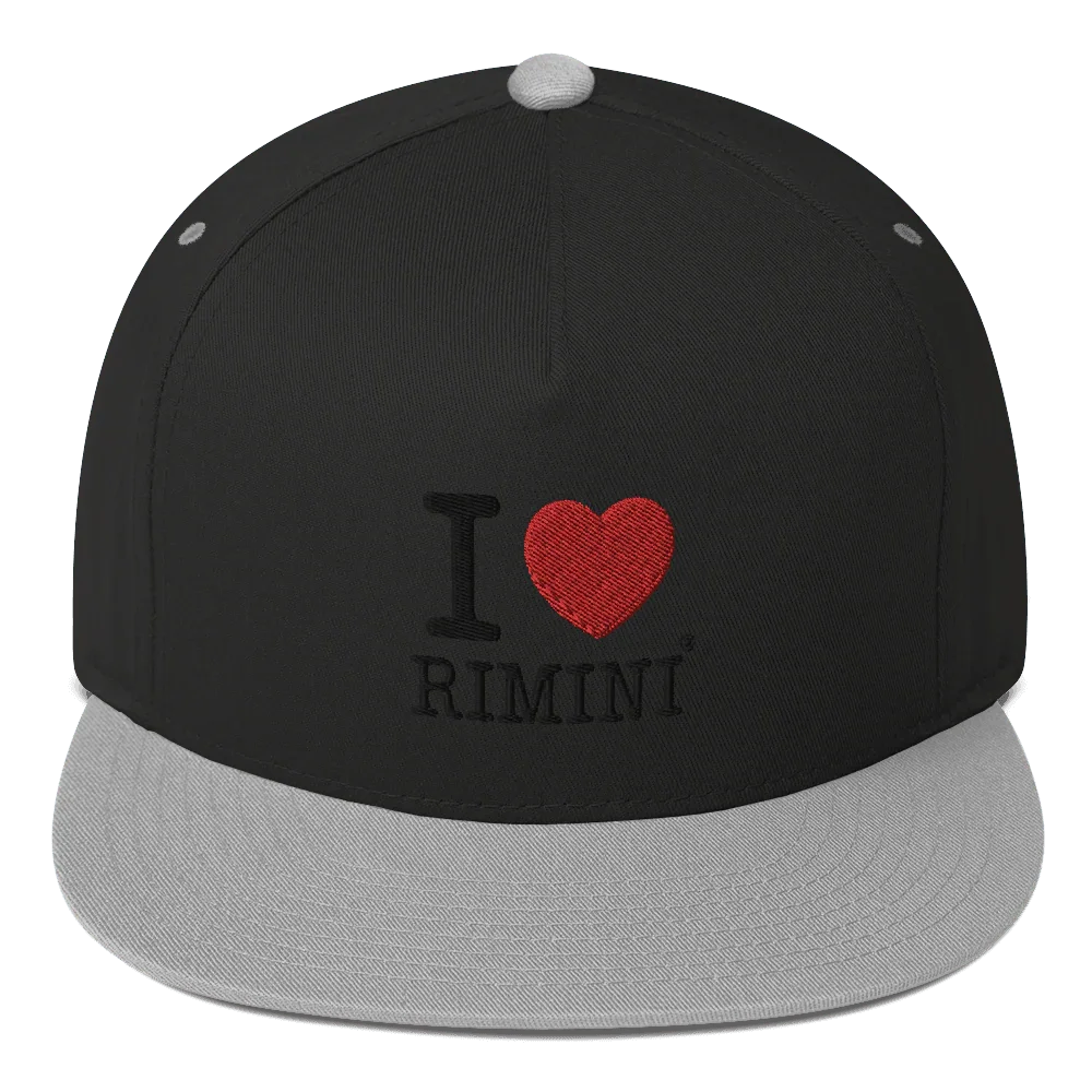 I LOVE RIMINI CAPPELLINO FOOTBALL Flat Bill Cap - STREET STYLE