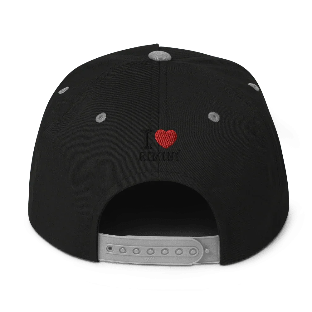 I LOVE RIMINI CAPPELLINO FOOTBALL Flat Bill Cap - STREET STYLE