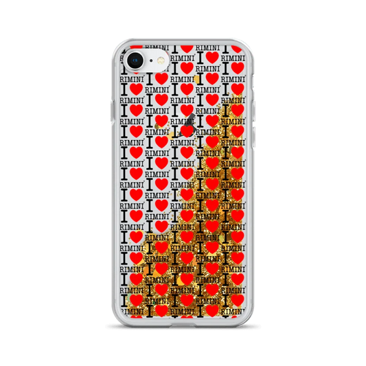 I LOVE RIMINI CELL. Liquid Glitter Phone Case - STREET STYLE