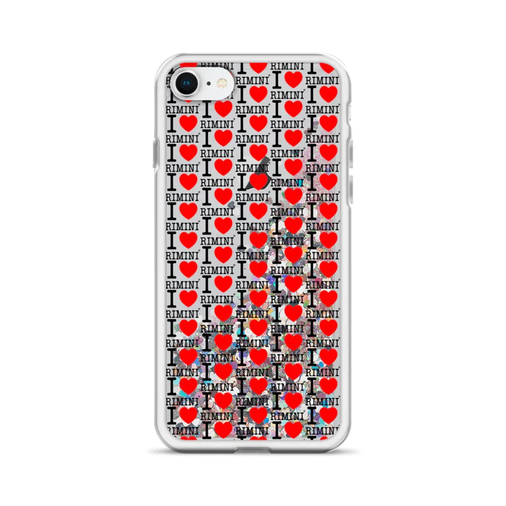 I LOVE RIMINI CELL. Liquid Glitter Phone Case - STREET STYLE