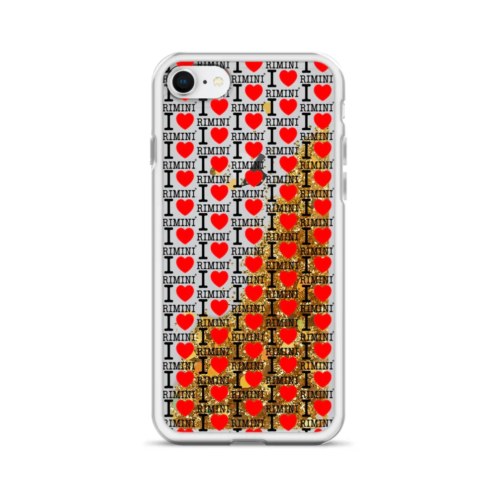I LOVE RIMINI CELL. Liquid Glitter Phone Case - STREET STYLE