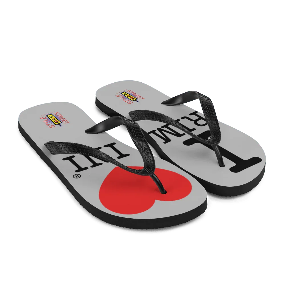 I LOVE RIMINI Flip-Flops - STREET STYLE