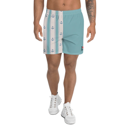 I LOVE RIMINI Men's Athletic Long Shorts - STREET STYLE