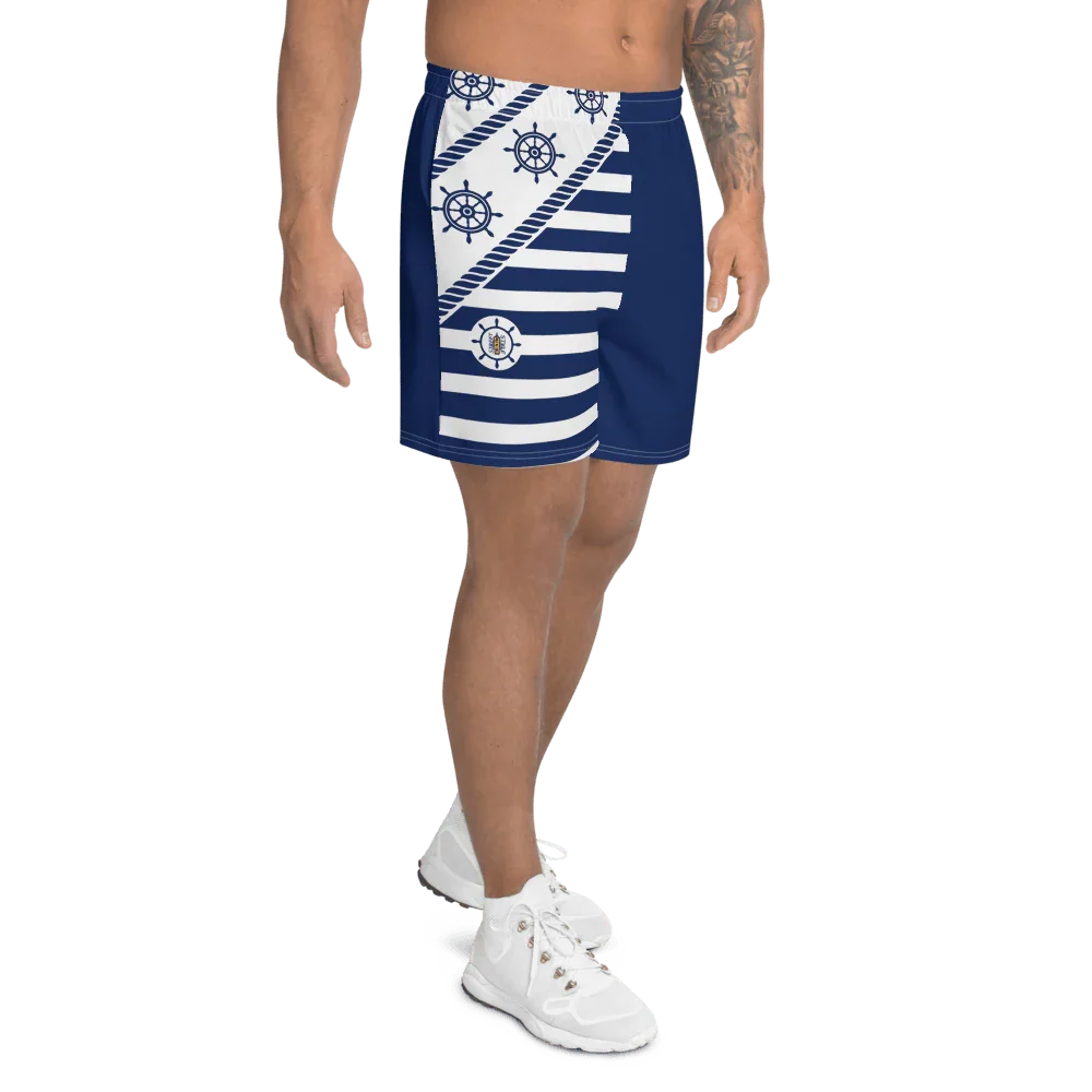 I LOVE RIMINI Men's Athletic Long Shorts - STREET STYLE