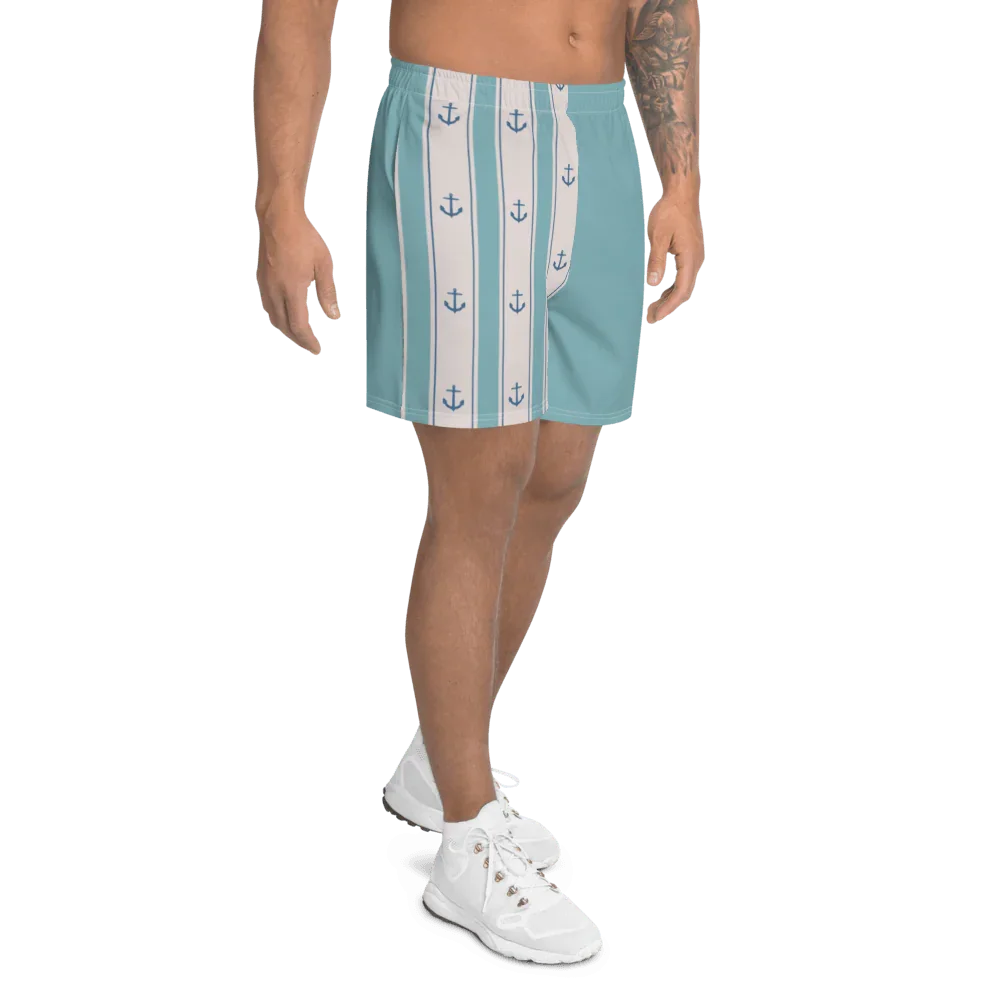 I LOVE RIMINI Men's Athletic Long Shorts - STREET STYLE