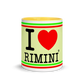 I LOVE RIMINI originale street style rimini Mug with Color Inside - STREET STYLE
