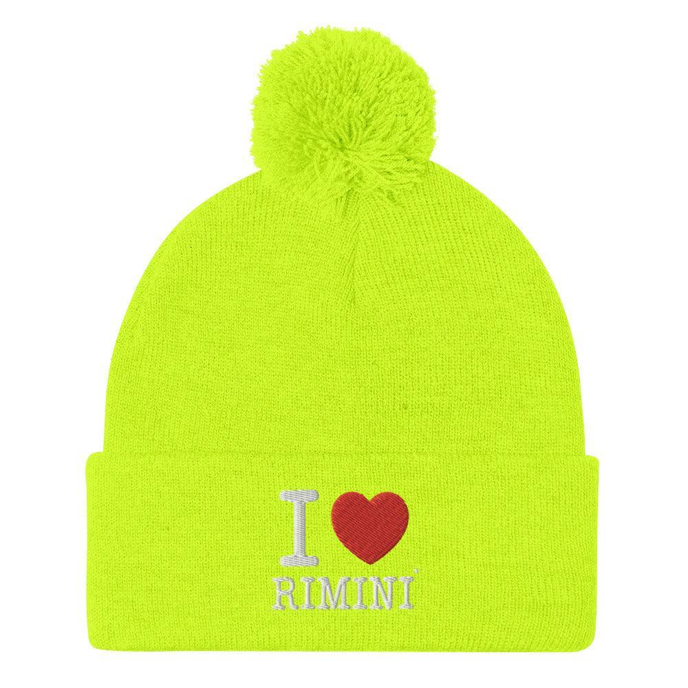 I LOVE RIMINI Pom-Pom Beanie - STREET STYLE