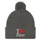 I LOVE RIMINI Pom-Pom Beanie - STREET STYLE