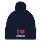 I LOVE RIMINI Pom-Pom Beanie - STREET STYLE