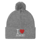 I LOVE RIMINI Pom-Pom Beanie - STREET STYLE