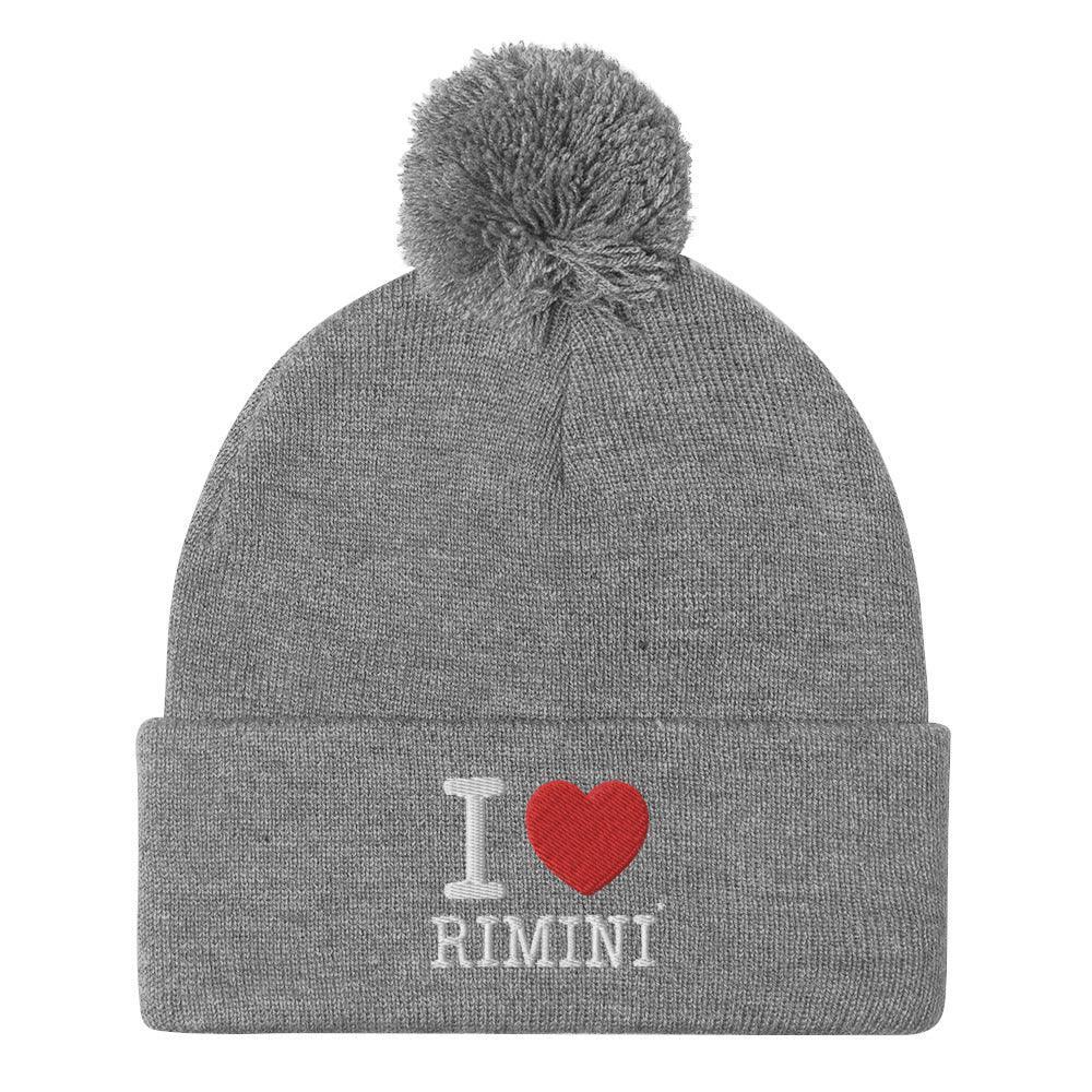 I LOVE RIMINI Pom-Pom Beanie - STREET STYLE
