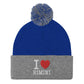 I LOVE RIMINI Pom-Pom Beanie - STREET STYLE