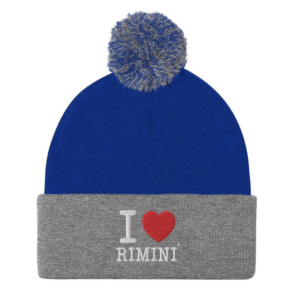 I LOVE RIMINI Pom-Pom Beanie - STREET STYLE