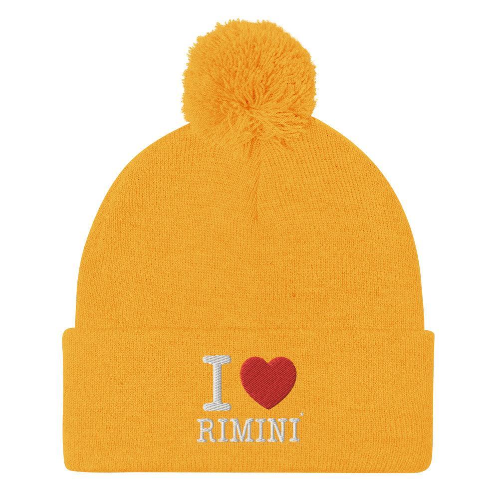 I LOVE RIMINI Pom-Pom Beanie - STREET STYLE