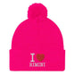 I LOVE RIMINI Pom-Pom Beanie - STREET STYLE
