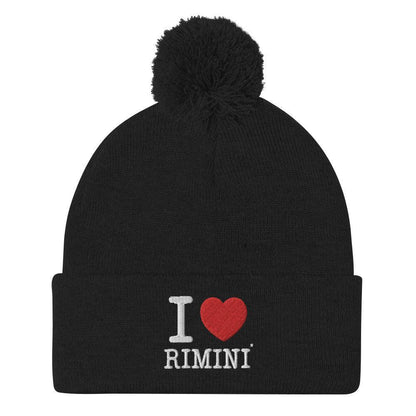 I LOVE RIMINI Pom-Pom Beanie - STREET STYLE
