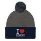 I LOVE RIMINI Pom-Pom Beanie - STREET STYLE