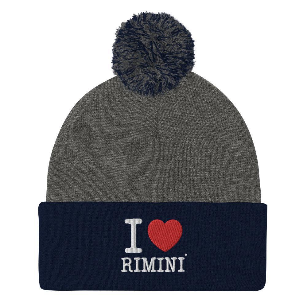I LOVE RIMINI Pom-Pom Beanie - STREET STYLE
