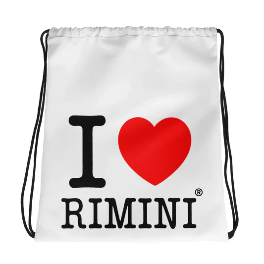 I LOVE RIMINI sacca original rimini Drawstring bag - STREET STYLE