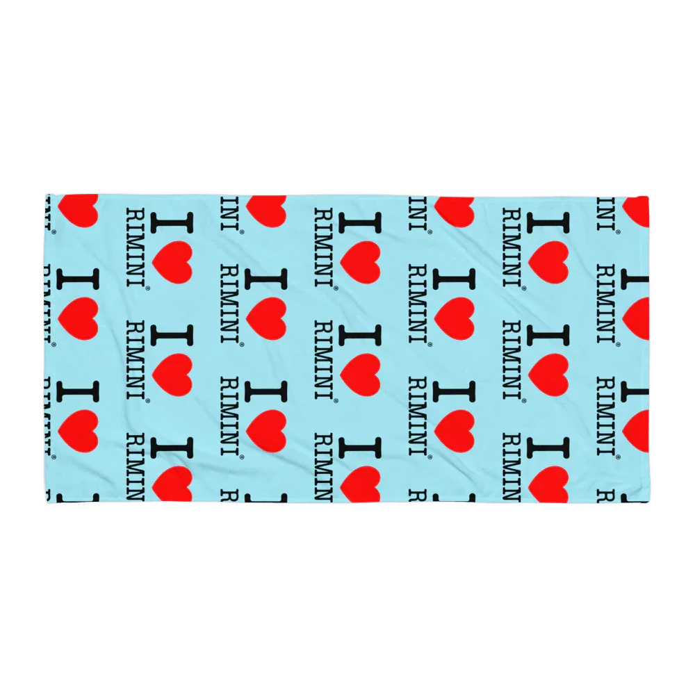 I LOVE RIMINI Towel - STREET STYLE