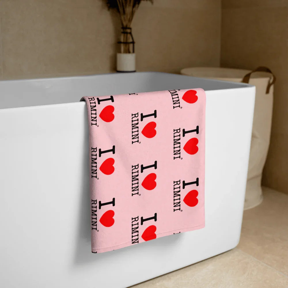 I LOVE RIMINI Towel - STREET STYLE