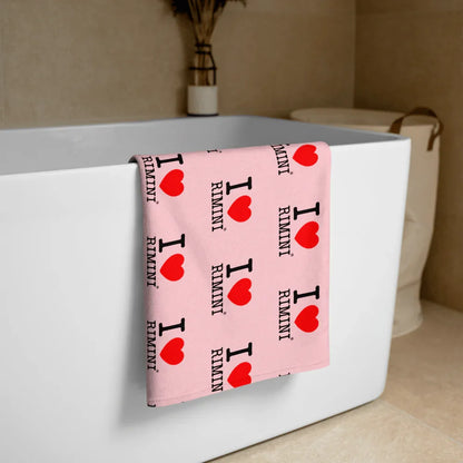 I LOVE RIMINI Towel - STREET STYLE