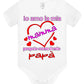 Io Amo la mia Mamma proprio come il mio Papà Body da bambino/a a maniche corte 100% cotone JHK - STREET STYLE