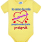 Io Amo la mia Mamma proprio come il mio Papà Body da bambino/a a maniche corte 100% cotone JHK - STREET STYLE