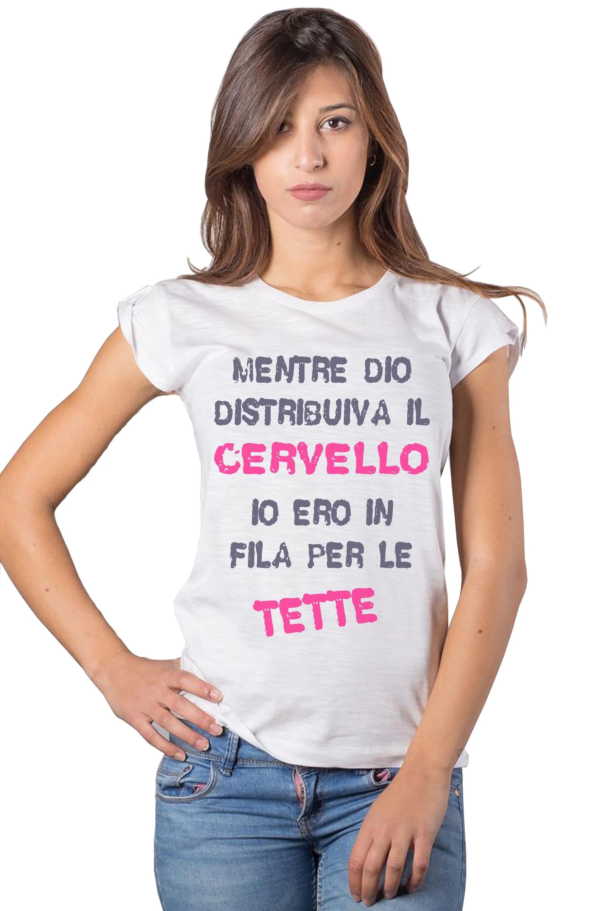 T-shirt STREET STYLE 'Mentre Dio...' Cotone Bio - STREET STYLE