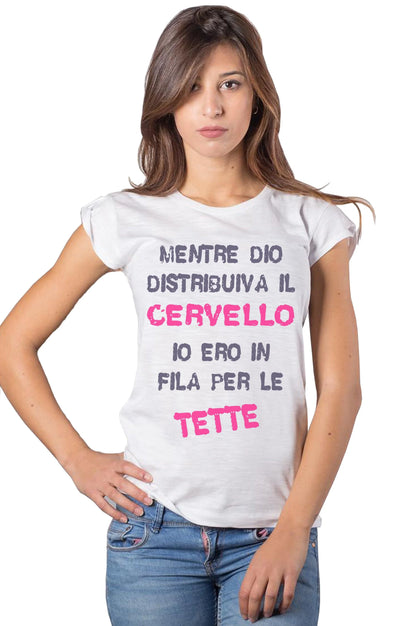 T-shirt STREET STYLE 'Mentre Dio...' Cotone Bio - STREET STYLE