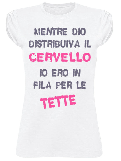T-shirt STREET STYLE 'Mentre Dio...' Cotone Bio - STREET STYLE