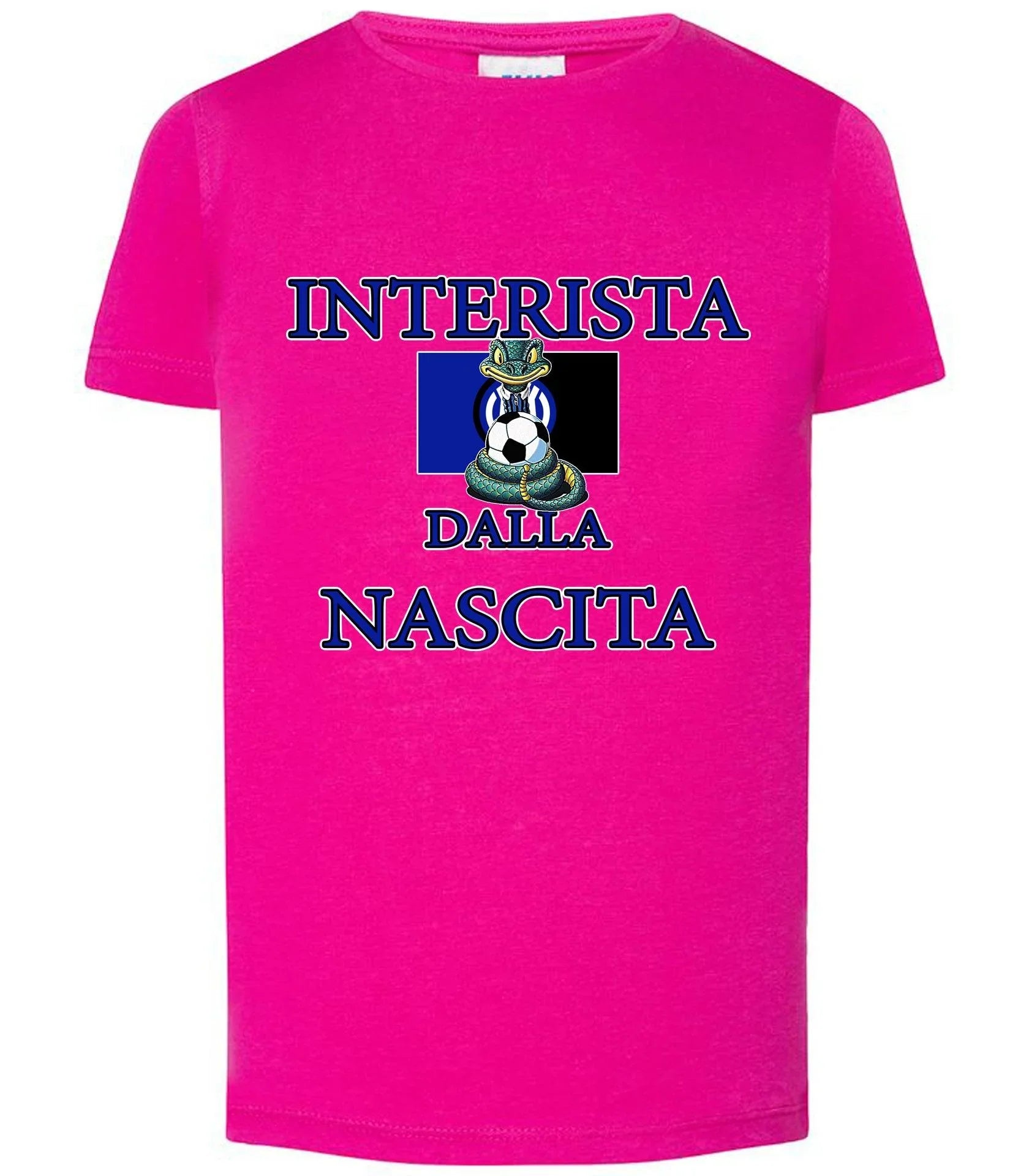 Milanista - Juventino - Interista Dalla Nascita T-shirt solo da femmina Mod. Slim - STREET STYLE