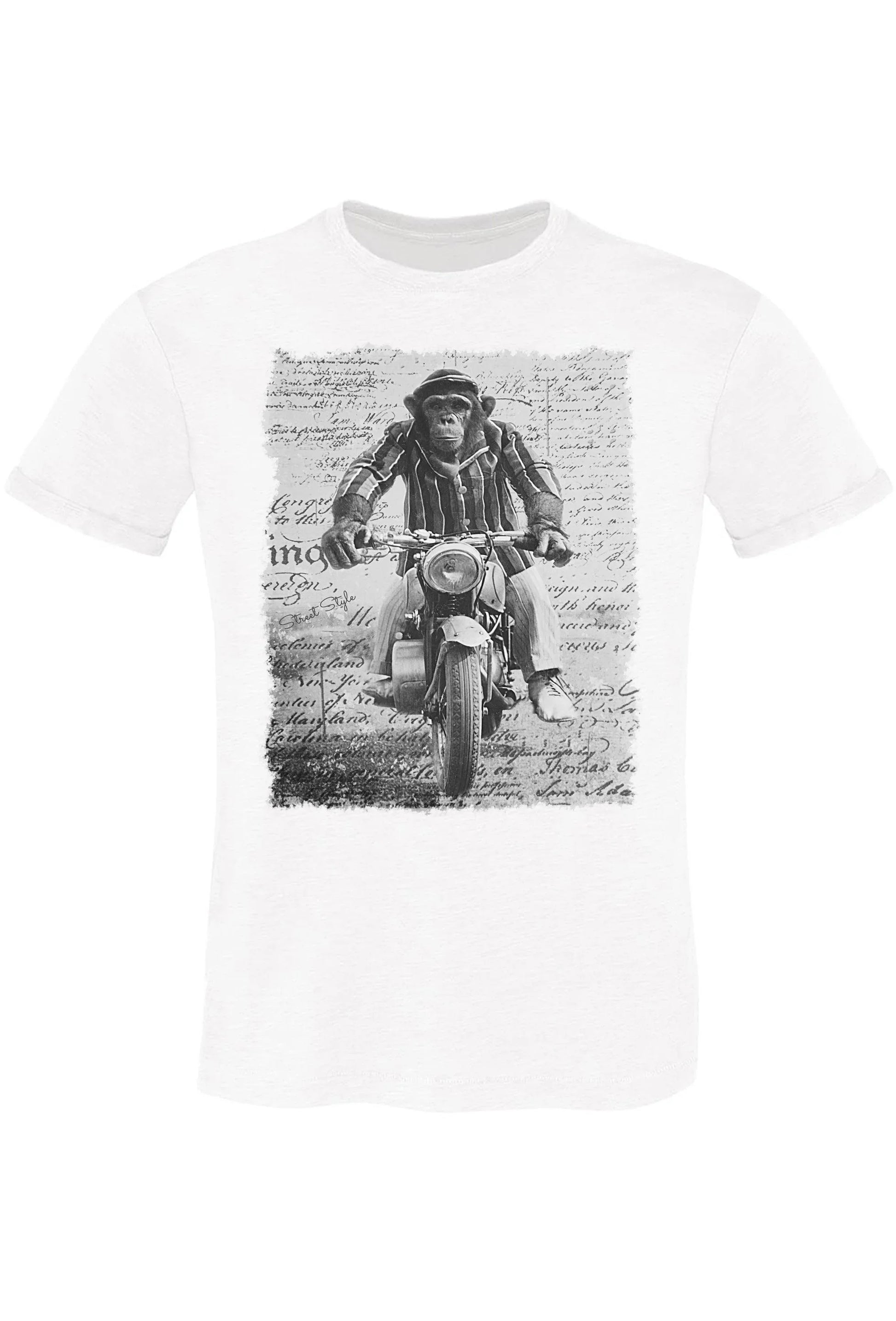 Monkey Dream Moto - T-shirt Uomo Urban 100% Cotone - STREET STYLE