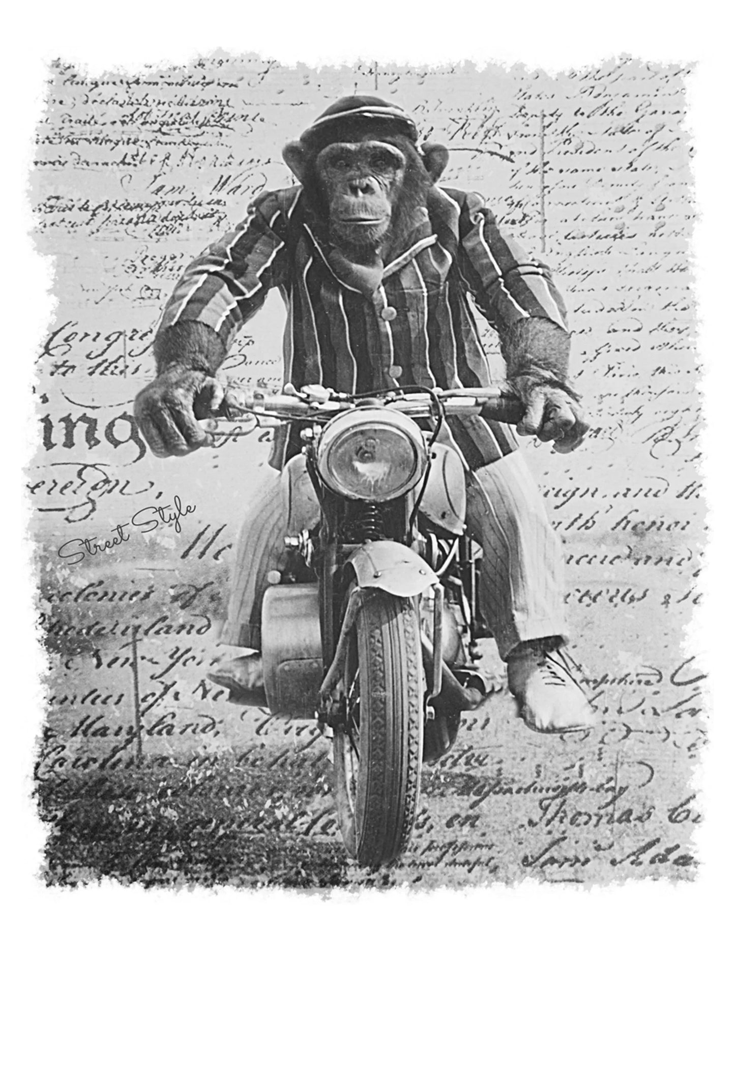 Monkey Dream Moto - T-shirt Uomo Urban 100% Cotone - STREET STYLE