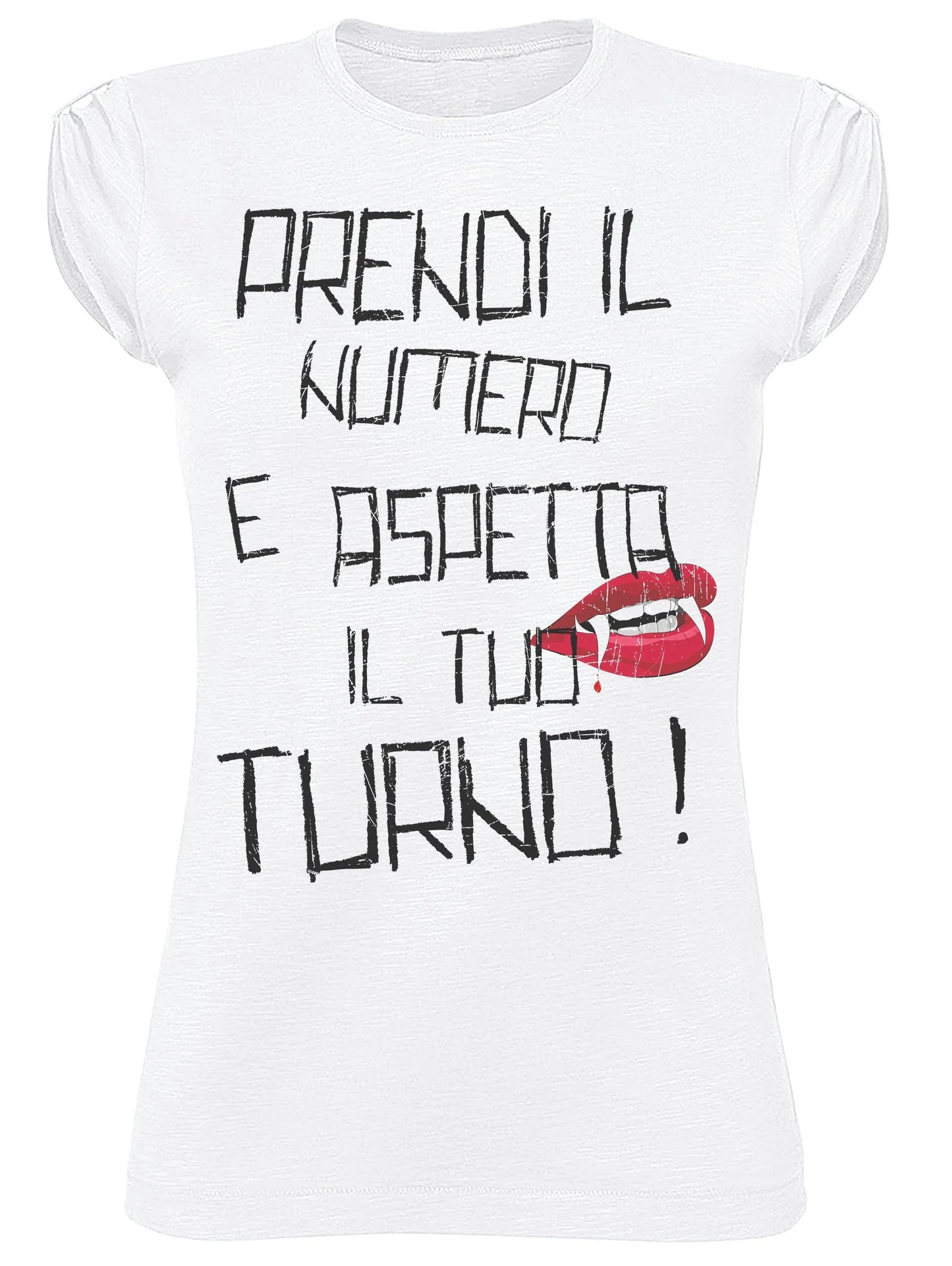 T-shirt Donna Street Style 'Prendi il Numero' - Cotone Bio - STREET STYLE