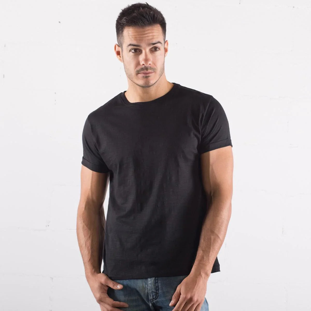RIDE CLASSIC 10029 - T-Shirt Uomo Slub - STREET STYLE