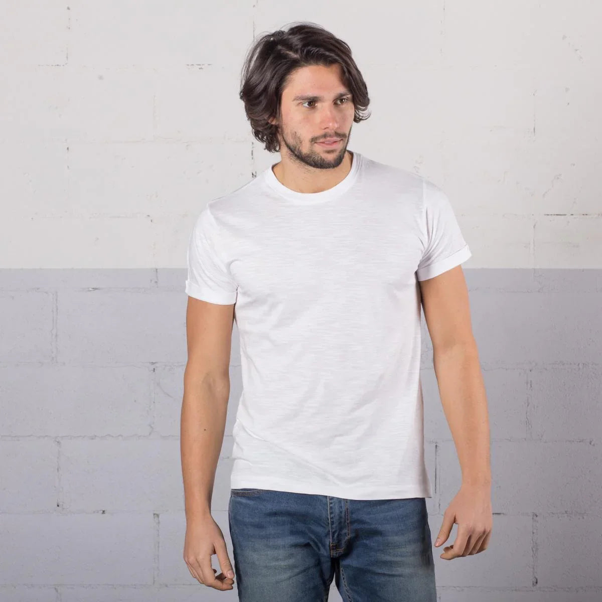 RIDE CLASSIC 10029 - T-Shirt Uomo Slub - STREET STYLE