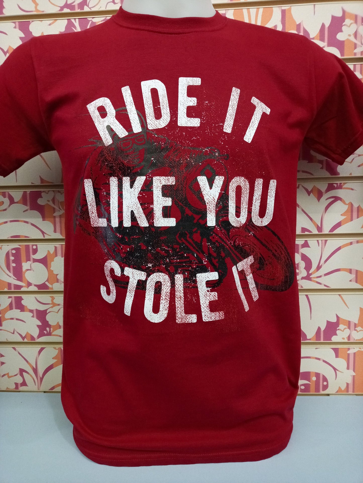 RIDE IT LIKE YOU STOLE 10076 - GILDAN GI6400 UOMO - STREET STYLE