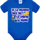 Se la Mamma dice No lo Chiedo ai Nonni Body da bambino/a a maniche corte 100% cotone JHK - STREET STYLE