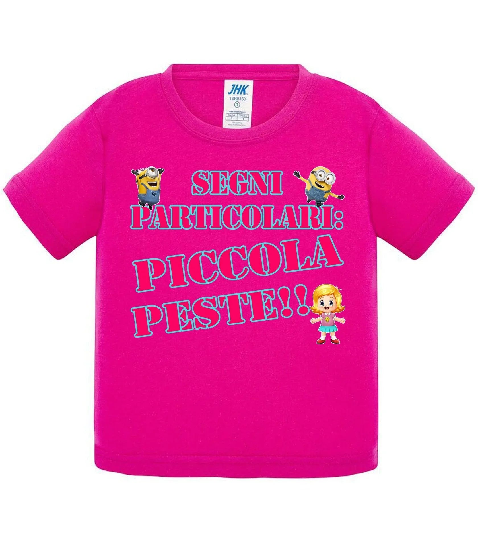 Segni Particolari Piccola Peste - T-shirt per Bambino/a Mod. Baby & Kid Da 0 a 8 anni - STREET STYLE
