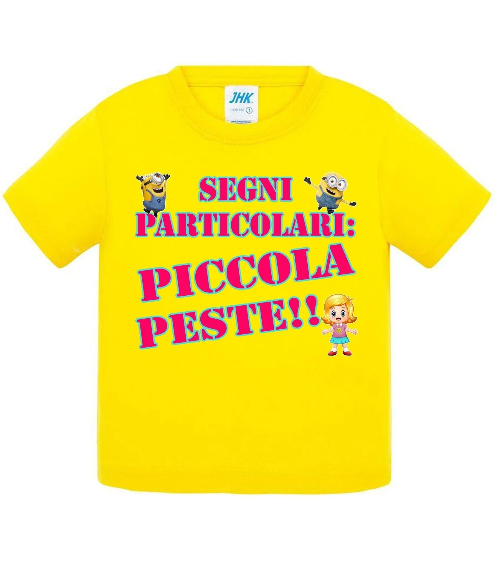 Segni Particolari Piccola Peste - T-shirt per Bambino/a Mod. Baby & Kid Da 0 a 8 anni - STREET STYLE