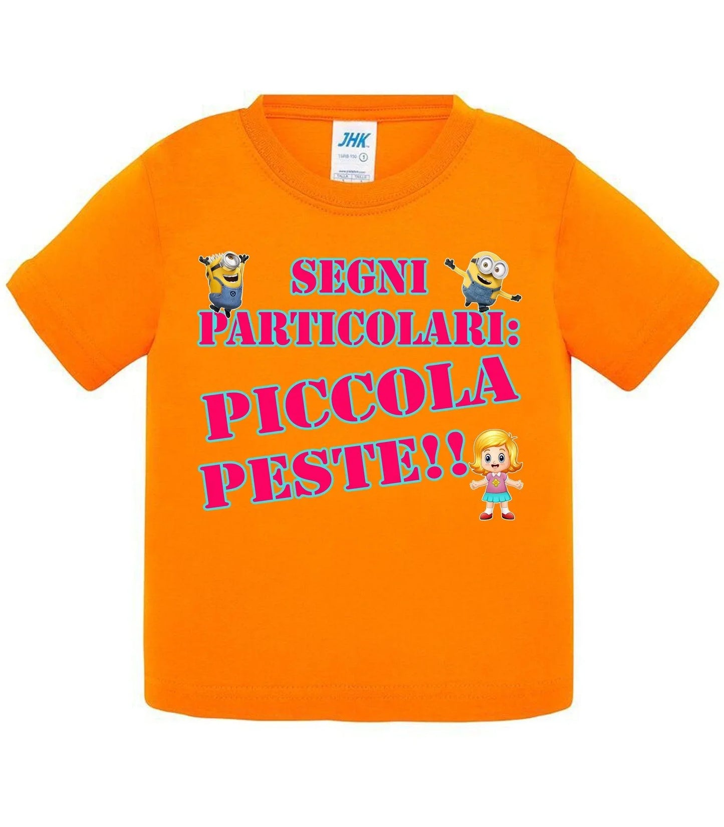 Segni Particolari Piccola Peste - T-shirt per Bambino/a Mod. Baby & Kid Da 0 a 8 anni - STREET STYLE