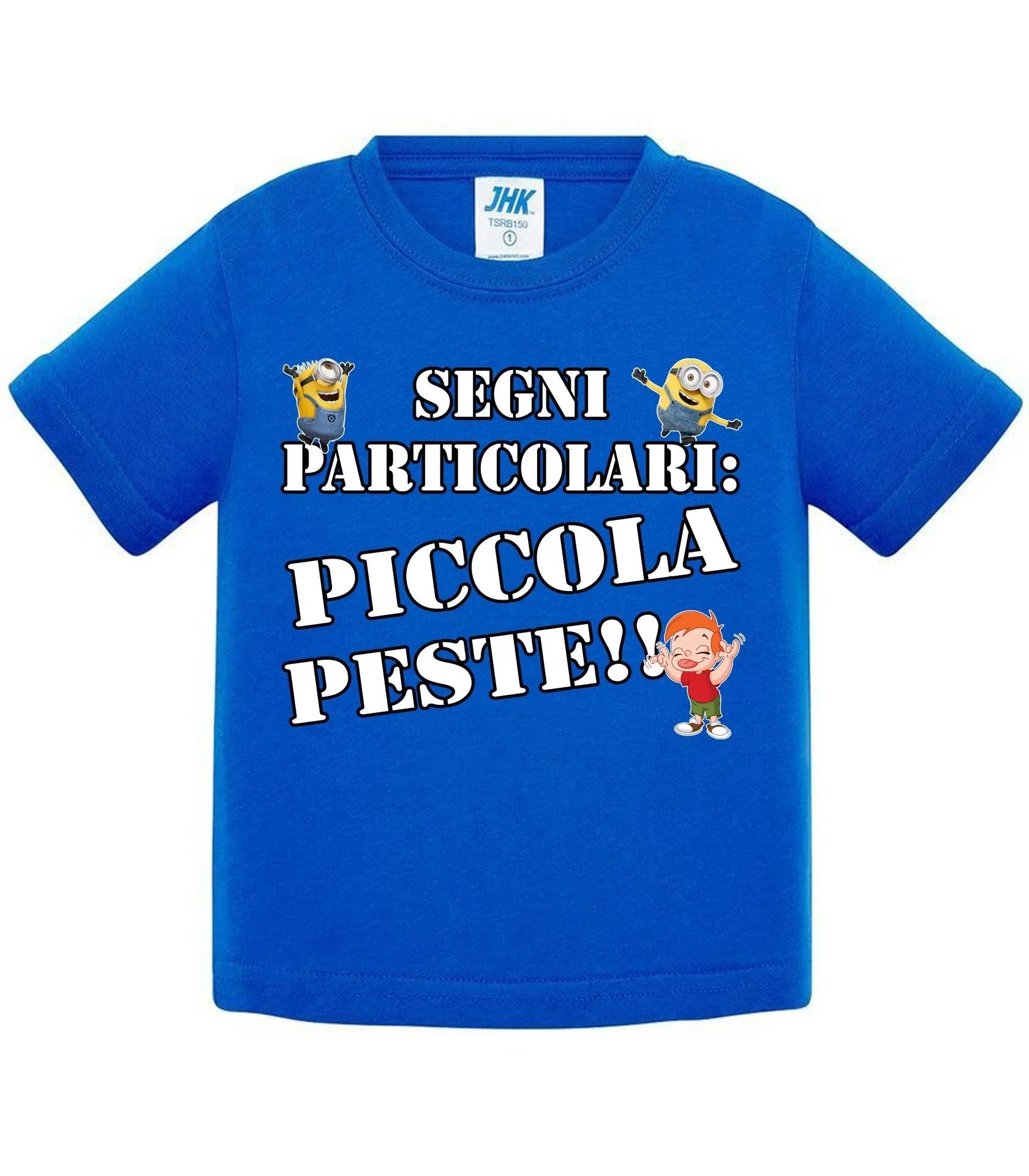 Segni Particolari Piccola Peste - T-shirt per Bambino/a Mod. Baby & Kid Da 0 a 8 anni - STREET STYLE
