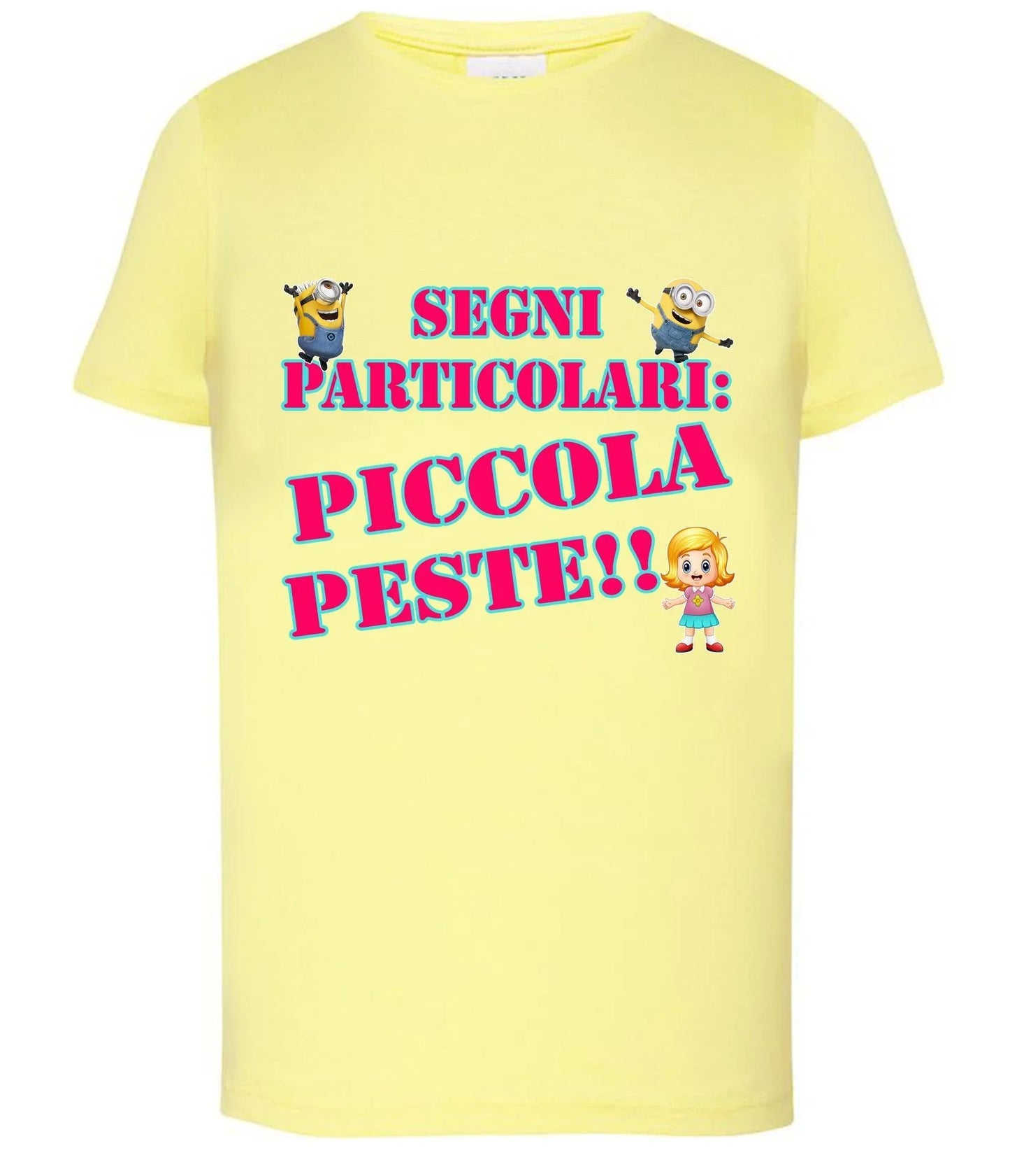 Segni Particolari Piccola Peste T-shirt solo da femmina Mod. Slim - STREET STYLE