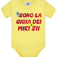 Sono La Gioia Dei Miei ZII Body da bambino/a a maniche corte 100% cotone JHK - STREET STYLE