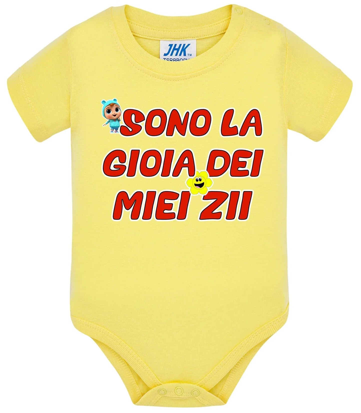 Sono La Gioia Dei Miei ZII Body da bambino/a a maniche corte 100% cotone JHK - STREET STYLE