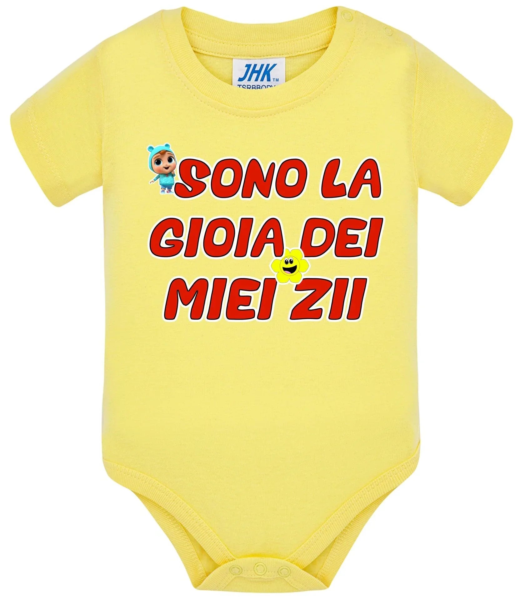 Sono La Gioia Dei Miei ZII Body da bambino/a a maniche corte 100% cotone JHK - STREET STYLE