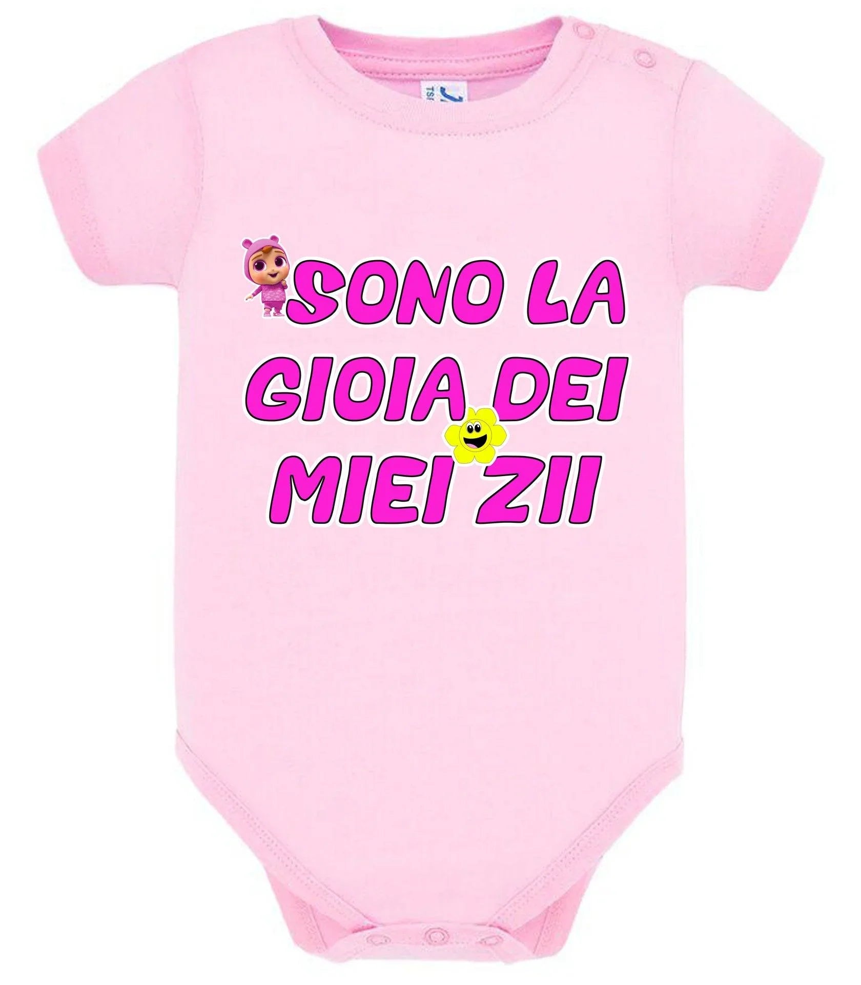 Sono La Gioia Dei Miei ZII Body da bambino/a a maniche corte 100% cotone JHK - STREET STYLE