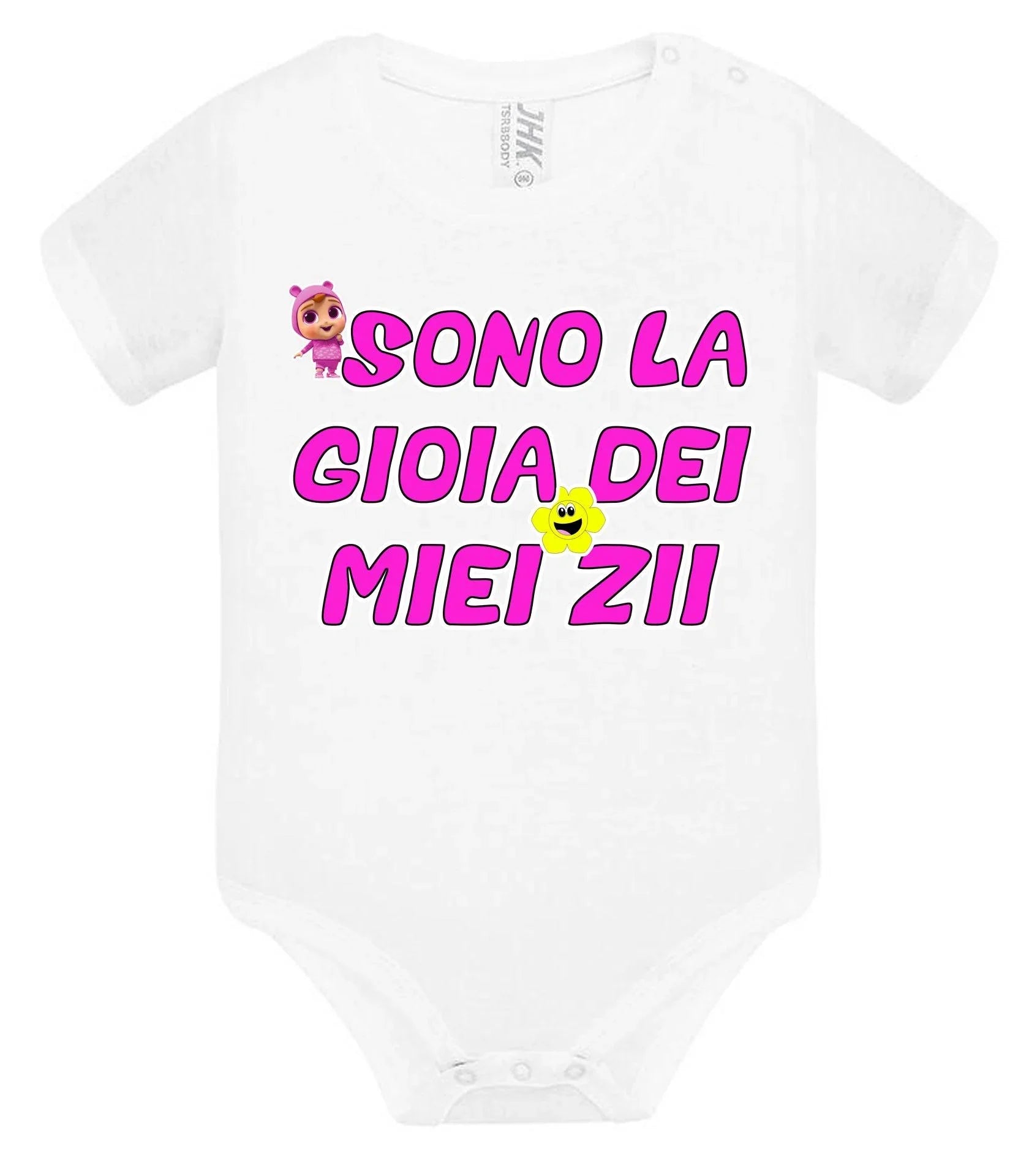 Sono La Gioia Dei Miei ZII Body da bambino/a a maniche corte 100% cotone JHK - STREET STYLE